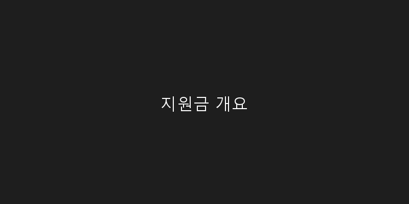 2025년 청년월세 지원금