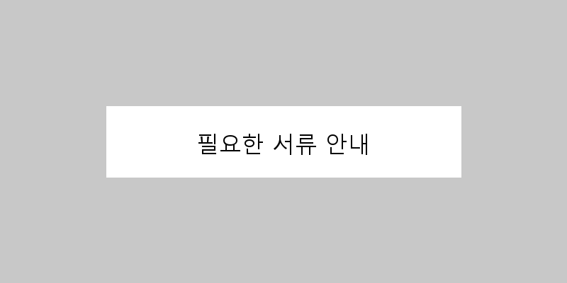 
  필요한 서류 안내
 이미지