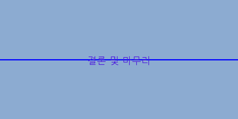 
  결론 및 마무리
 이미지