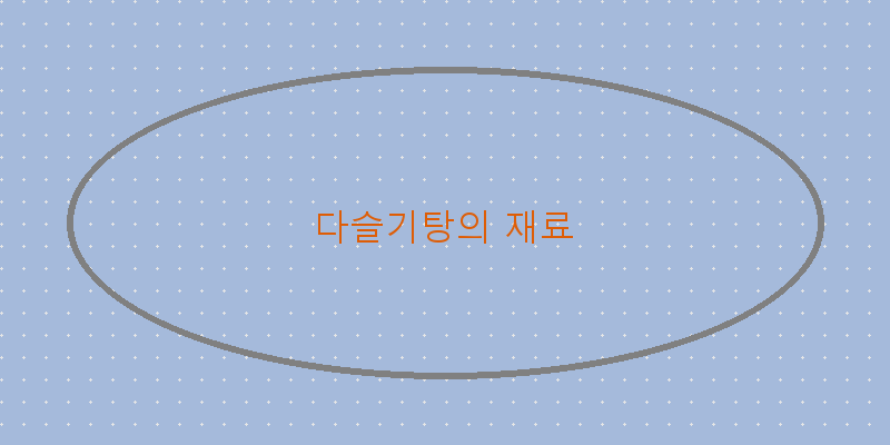 
  다슬기탕의 재료
 이미지