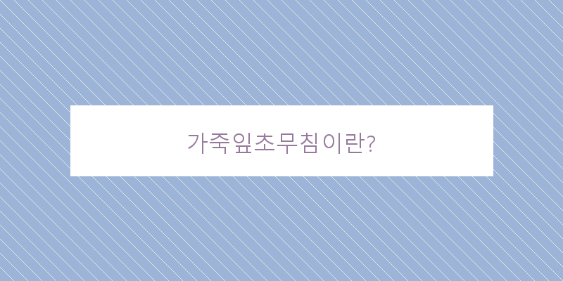 가죽잎초무침, 고소하고 아삭한 맛의 비밀