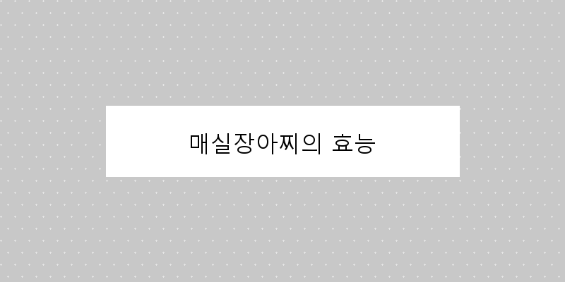 매실장아찌, 건강과 맛을 동시에!