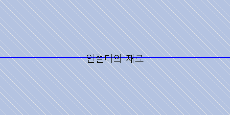 
  인절미의 재료
 이미지