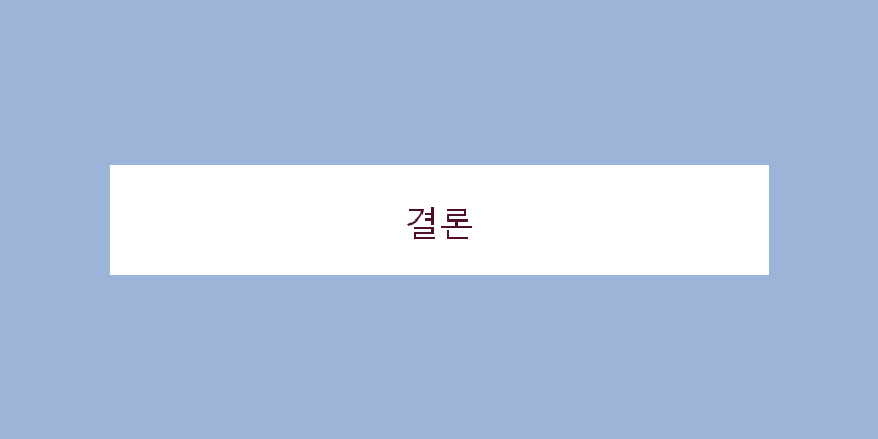 
  결론
 이미지