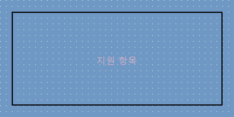 
  지원 항목
 이미지