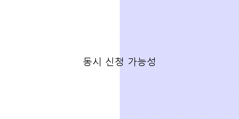 
  동시 신청 가능성
 이미지