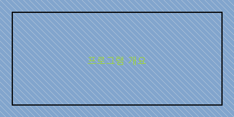 
  프로그램 개요
 이미지