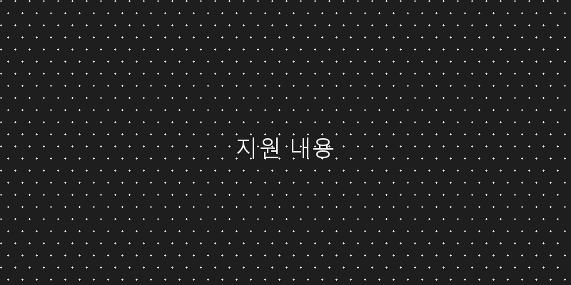 
  지원 내용
 이미지