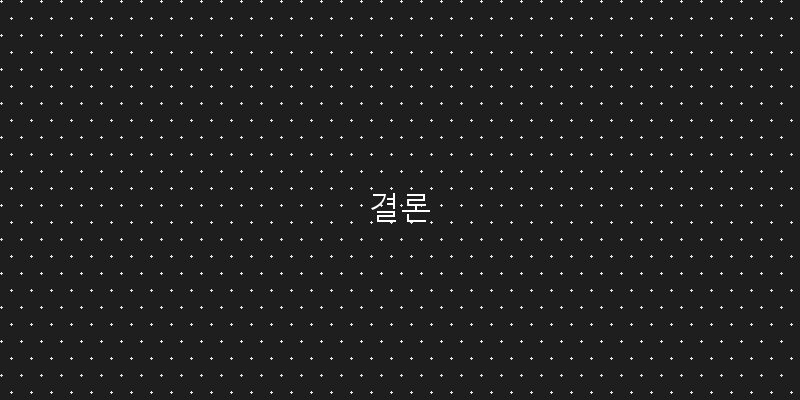 
  결론
 이미지