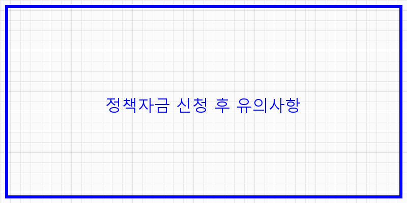 
  정책자금 신청 후 유의사항
 이미지