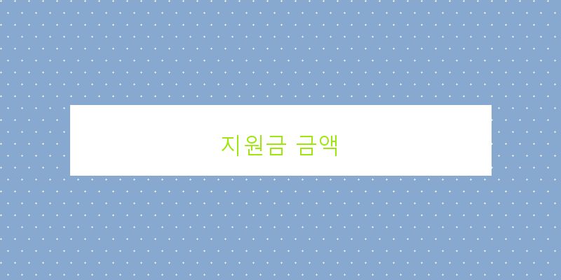 지원금 금액 이미지