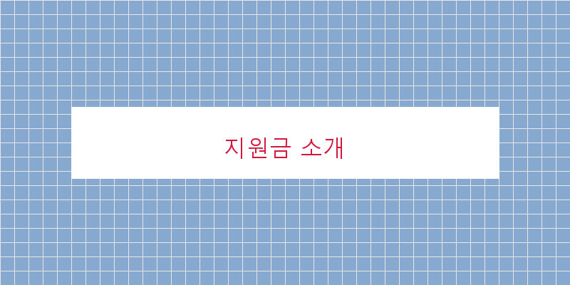 지원금 소개 이미지