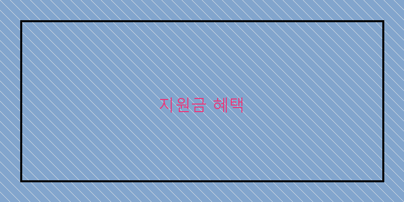 지원금 혜택 이미지